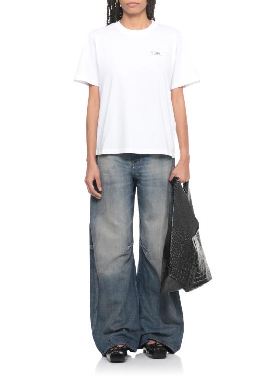 25FW MM6 메종마르지엘라 반팔 티셔츠 S62GD0210 M20115100 White - MM6 MAISON MARGIELA