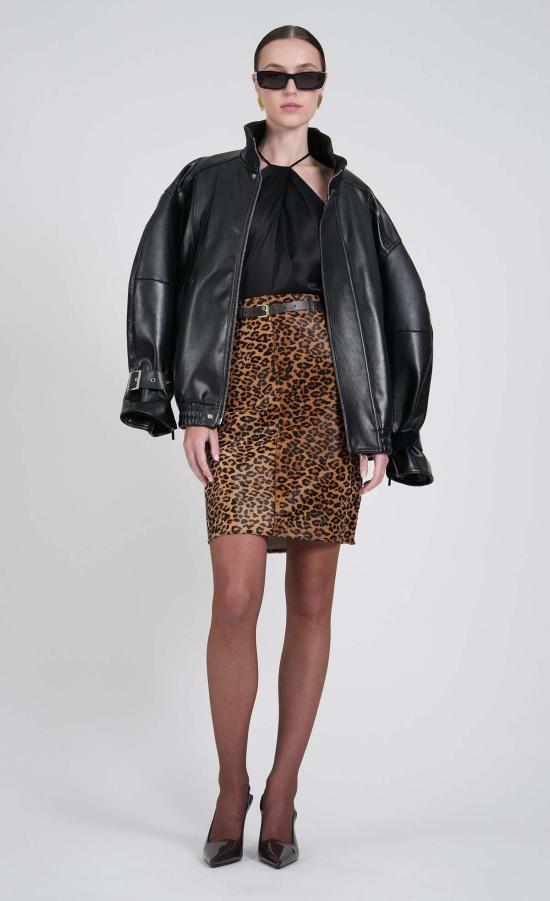  논살란트 레이블 봄버 자켓 논샬런트 라벨 메이븐 봄버 재킷 블랙 - NONCHALANT LABEL