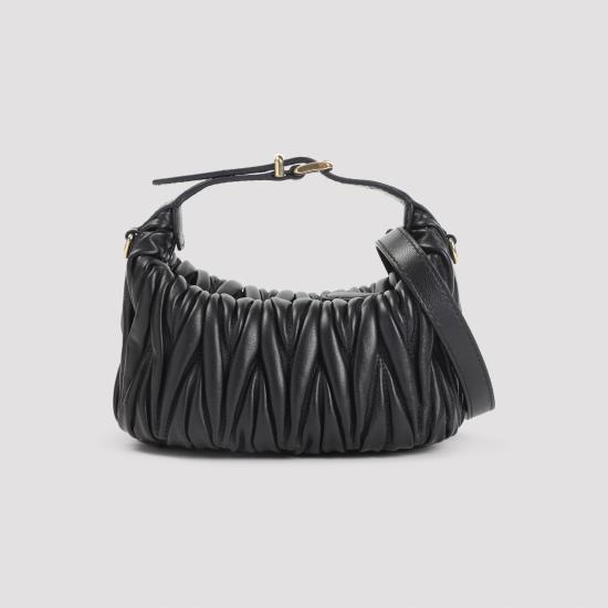 25FW 미우미우 토트백 5NE026AFPPF0002 BLACK DOM - MIU MIU