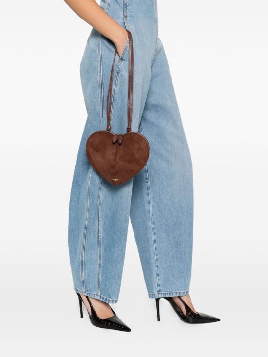 26SS 알라이아 숄더백 AA1P003CA577 743 BROWN - ALAIA