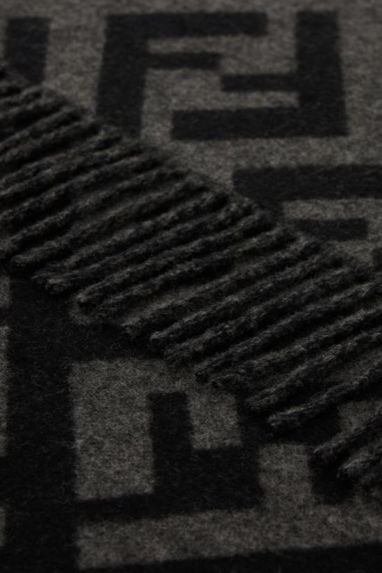 26SS 펜디 FF 캐시미어 스카프 FXT260AVP9 F0D9B NERO GRIGIO - FENDI