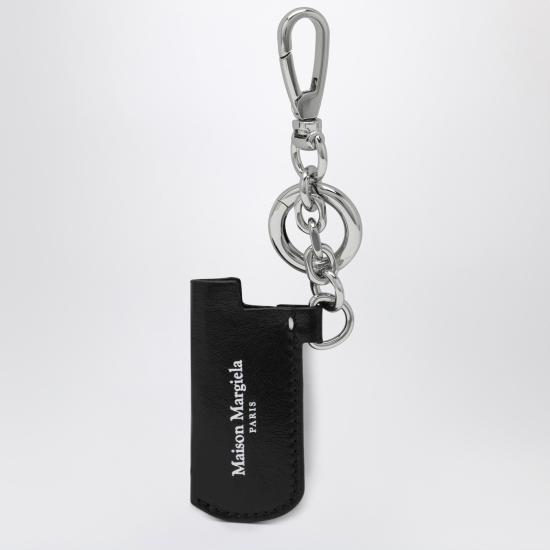 26SS 마르지엘라 로고 레더 키 홀더 SA1VL0055P8831 Black