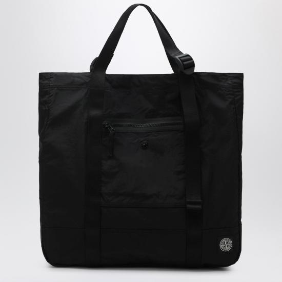 26SS 스톤 아일랜드 집 포켓 토트백 S159200012S0251 Black