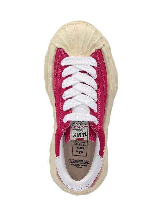 26SS 메종 미하라 야스히로 블레이키 VL OG 솔 캔버스 로우탑 A09FW732 RED DOM - MAISON MIHARA YASUHIRO