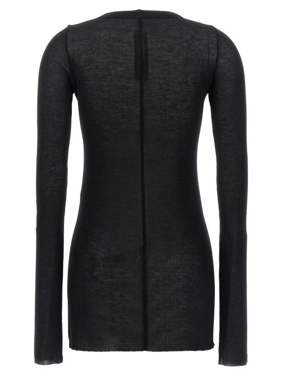 26SS 릭 오웬스 긴팔 티셔츠 RP01F6202RC09 Black - RICK OWENS