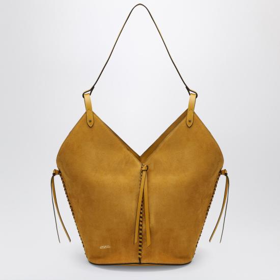 26SS 이자벨마랑 tampa 스웨이드 가죽 토트 백 PM0066FAC2C13M Yellow