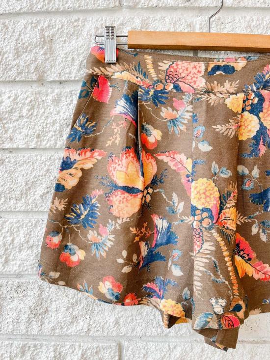  헌터 벨 숏팬츠 애쉬튼 숏 쇼츠 올리브 플로럴 - HUNTER BELL