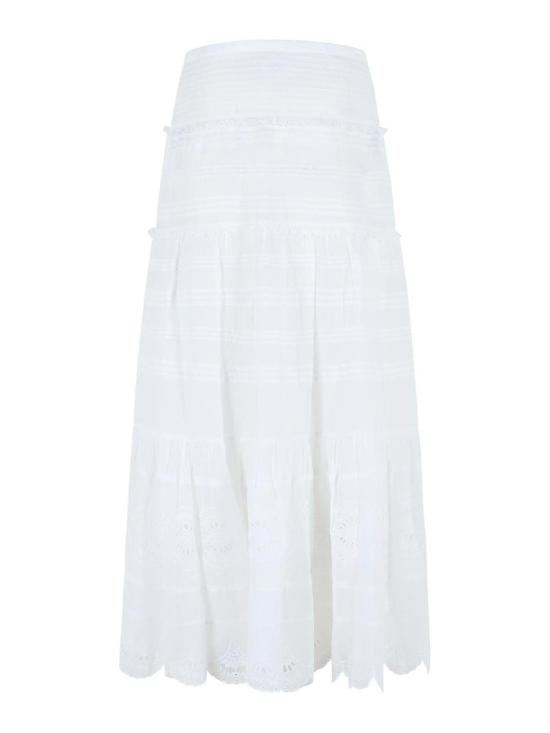  이자벨마랑 미디 스커트 JU0446FAD1J05E20WH White - ISABEL MARANT
