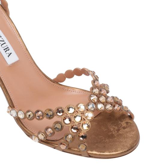 26SS 아쿠아주라 힐/펌프스 TQLMIDS0CYNBRA Gold - AQUAZZURA