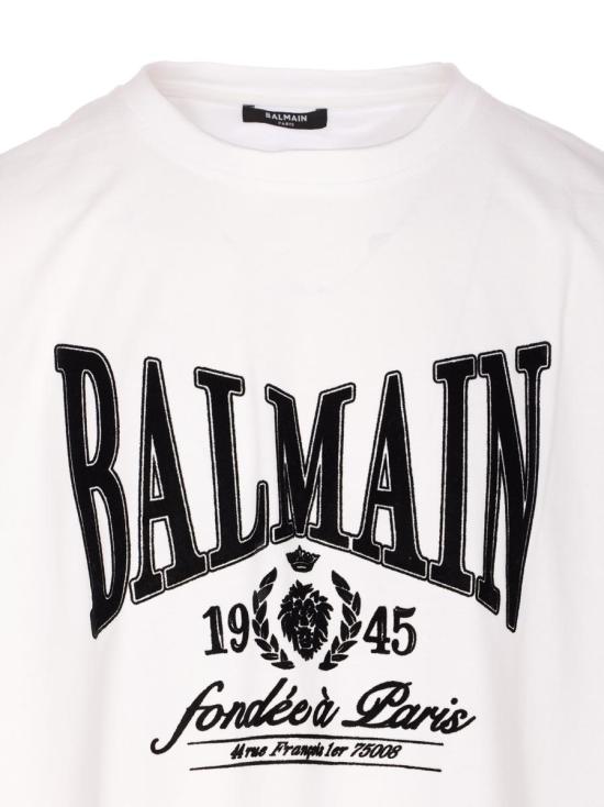 26SS 발망 민소매 티셔츠 ED006GF46GAB WHITE - BALMAIN