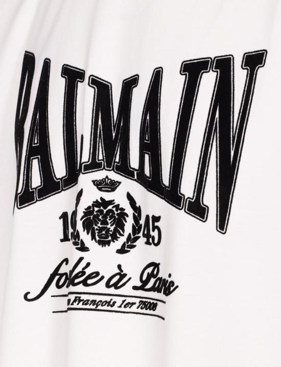 26SS 발망 민소매 티셔츠 ED006GF46GAB WHITE - BALMAIN