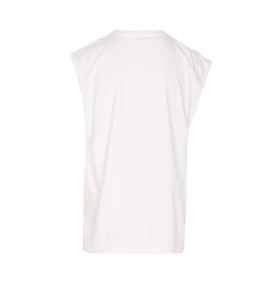 26SS 발망 민소매 티셔츠 ED006GF46GAB WHITE - BALMAIN