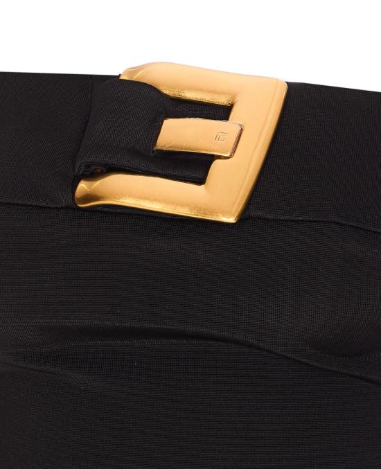 26SS 발망 바디수트 티셔츠 BA285JL050PA Black - BALMAIN