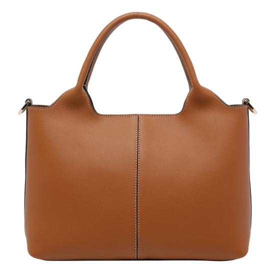 26SS 토즈 레더 스몰 쇼핑백 XBWEBRA0200UBL2L83 BROWN - TODS