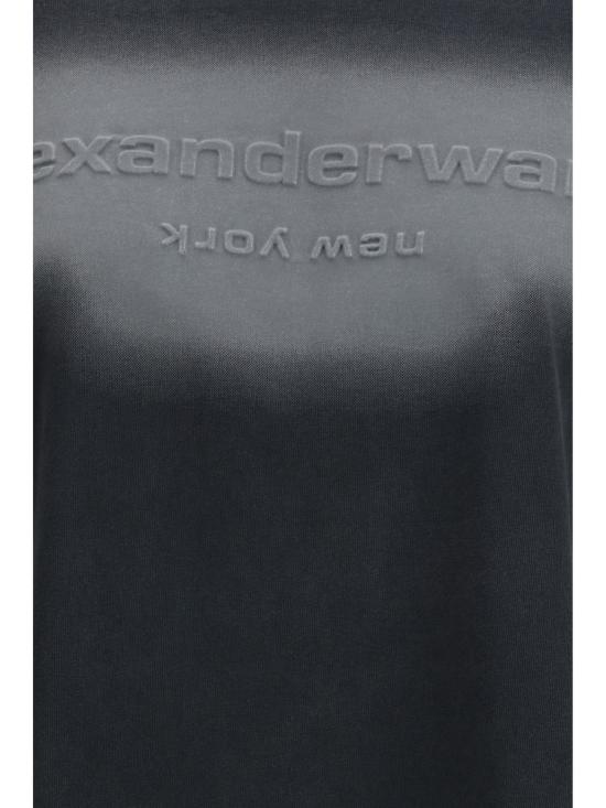 26SS 알렉산더 왕 반팔 티셔츠 UCC1261890 011 Black - ALEXANDER WANG