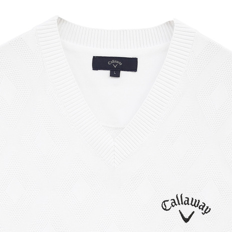 25FW 캘러웨이 스웨터 C252191001030 WHITE DOM - CALLAWAY
