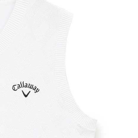 25FW 캘러웨이 스웨터 C252191001030 WHITE DOM - CALLAWAY