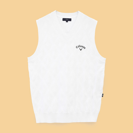 25FW 캘러웨이 스웨터 C252191001030 WHITE DOM