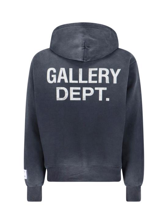 25FW 갤러리 디파트먼트 페인트 로고 후드 티셔츠 GPH50044VINTAGEBLACK VINTAGE BLACK DOM - GALLERY DEPT