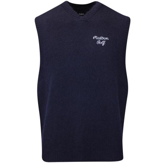  말본 니트 베스트 M9264NVY NAVY DOM