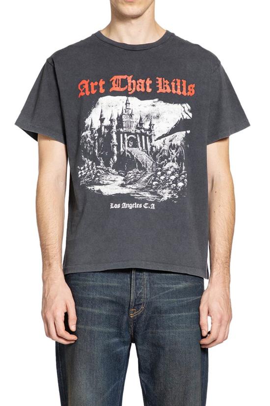 25FW 갤러리 디파트먼트 반팔 티셔츠 ATKT10071VINTAGEBLACK VINTAGE BLACK DOM