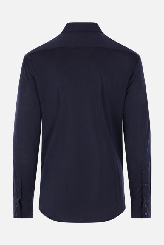 26SS 브루넬로 쿠치넬리 긴팔 셔츠 MD8216686C4425 BLUE - BRUNELLO CUCINELLI