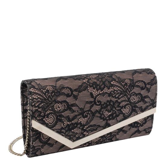 26SS 지미추 가죽소품 EMMIEJXOBLACK BALLET PINK LIGHT GOL Black - JIMMY CHOO