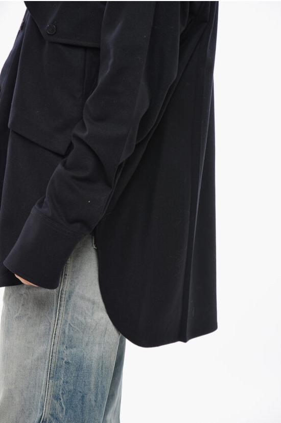  셋추 블라우스 U232H011W008 MIDNIGHT BLUE Blue - SETCHU