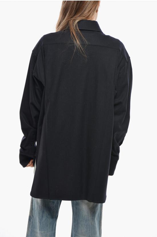  셋추 블라우스 U232H011W008 MIDNIGHT BLUE Blue - SETCHU