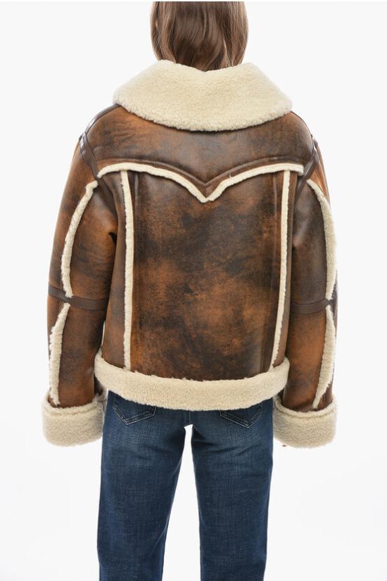  스탠드스튜디오 무스탕 61957 9073 LESSIE87130 Brown - STAND