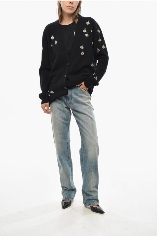  구찌 가디건 526767 X9W86 1081 Black - GUCCI