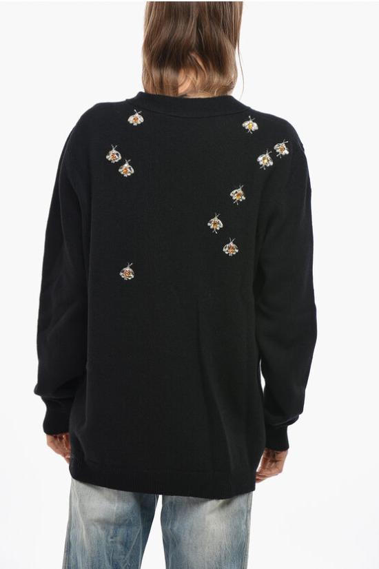  구찌 가디건 526767 X9W86 1081 Black - GUCCI