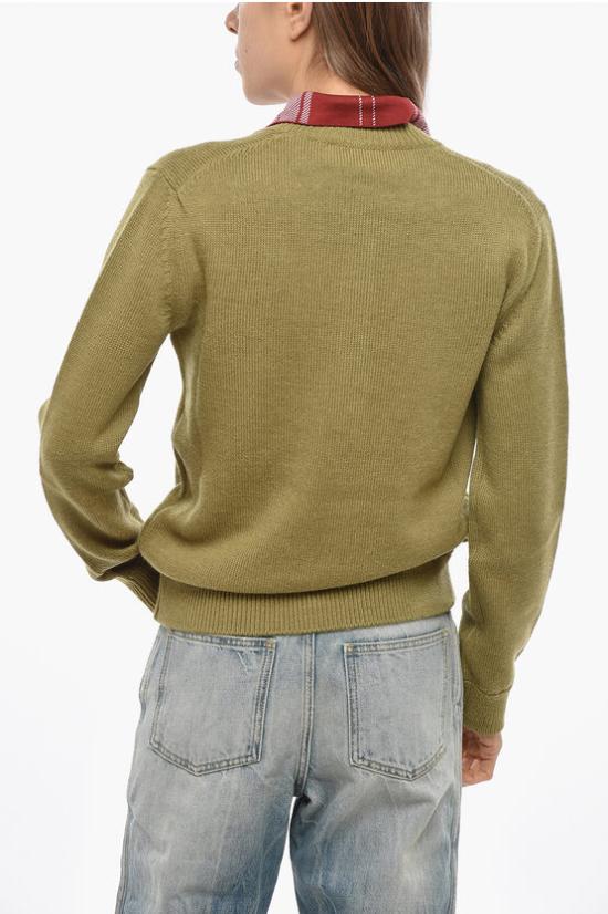  로에베 터틀넥 S540Y14KEQ4107 Green - LOEWE