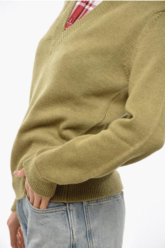  로에베 터틀넥 S540Y14KEQ4107 Green - LOEWE