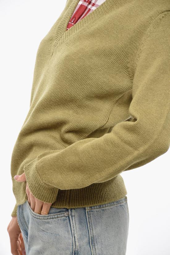  로에베 터틀넥 S540Y14KEQ4107 Green - LOEWE