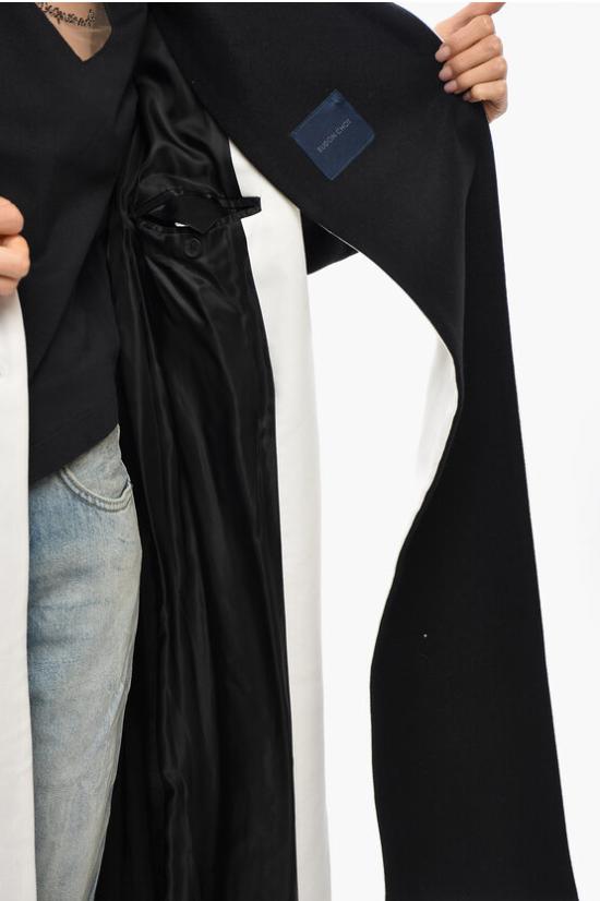  유돈초이 코트 EC24PF2C 002 C BLACK CREAM Black - EUDON CHOI