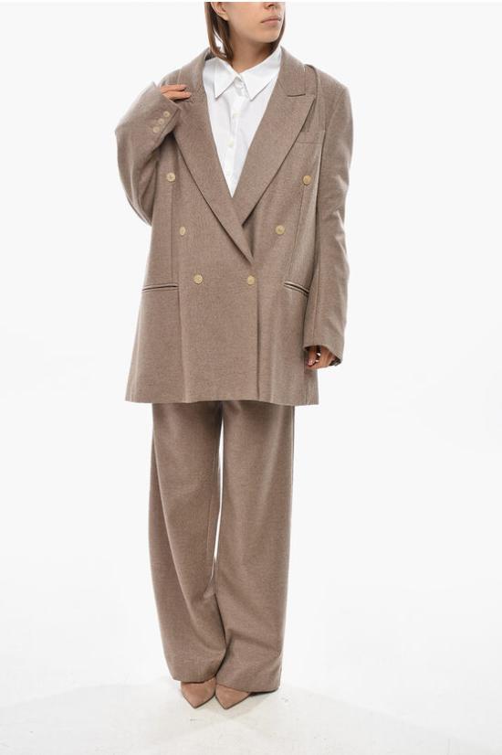  니콜로 파스콸레티 수트 자켓 J031 WOFL BEIGE MELANGE Beige - NICCOLÒ PASQUALETTI