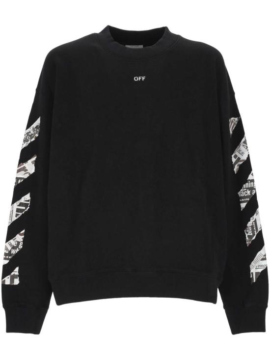 25FW 오프화이트 스웨터 OMBA054F25FLE0031001 BLACK