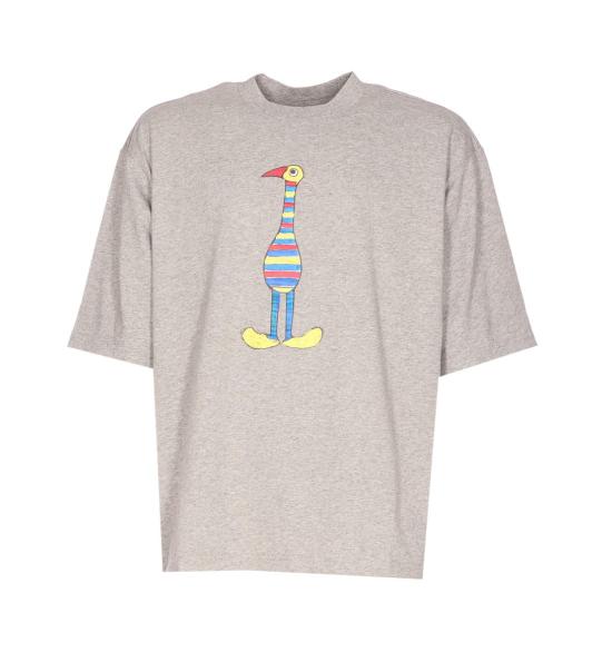 26SS 마르니 반팔 티셔츠 HUMU02233PUSCY98LON38 GREY