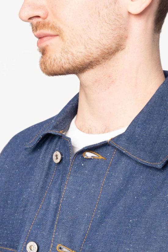  네이키드 & 페이머스 데님 자켓 초어 코트 워크포스 셀비지 - NAKED & FAMOUS