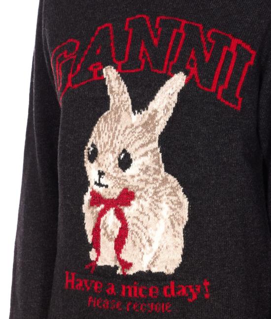 26SS 가니 스웨터 A1070265252 Black - GANNI