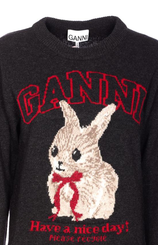 26SS 가니 스웨터 A1070265252 Black - GANNI