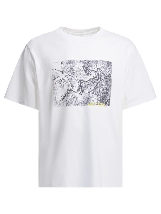 26SS 아크테릭스 반팔 티셔츠 X000009926KRAGG CRN LOGOWHITE LOGO White