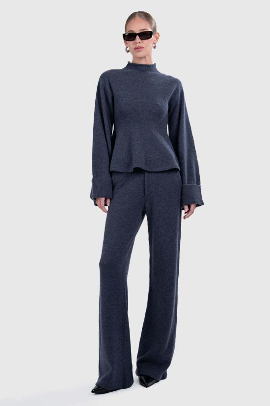  파렌테지 터틀넥 아델린 탑 스틸 - PARENTEZI