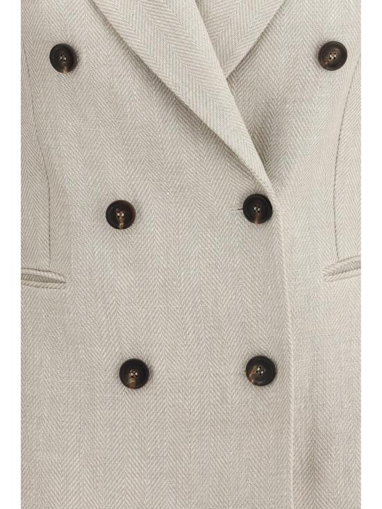 26SS 브루넬로 쿠치넬리 수트 자켓 MH5287413 C001 BEIGE - BRUNELLO CUCINELLI