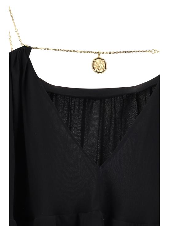 26SS 끌로에 롱 스커트 CH26SRO03002 001 BLACK - CHLOE