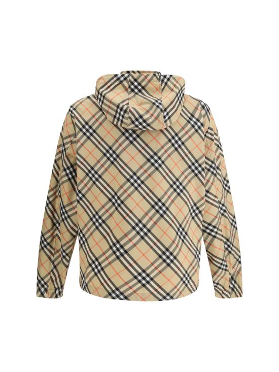 26SS 버버리 체크 나일론 바람막이 자켓 8121319 B9368 MULTICOLOUR - BURBERRY