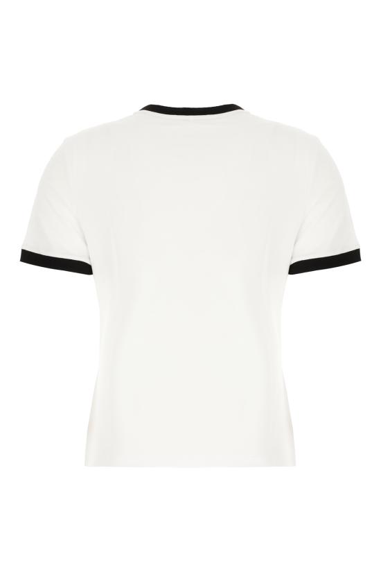 26SS 베르사체 반팔 티셔츠 10226561A16685 2W020 WHITE BLACK - VERSACE