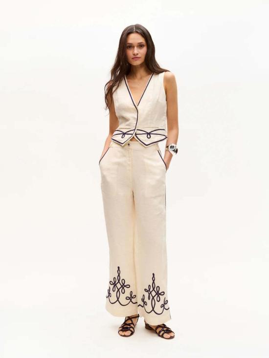  캐롤리나 케이 팔라초 팬츠 캐롤라이나 K 샘  가데니아