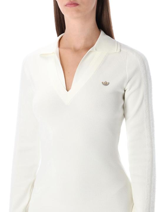 25FW 아디다스 롱 슬리브 칼라 드레스 JW7322 WHITE - ADIDAS